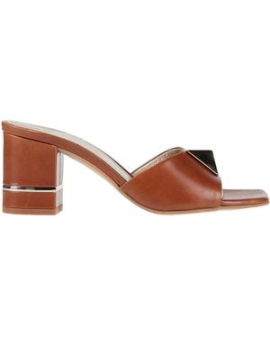 Tsakiris Mallas Sandals Leather - Brown