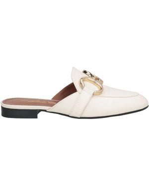 Evaluna Mules & Clogs - White