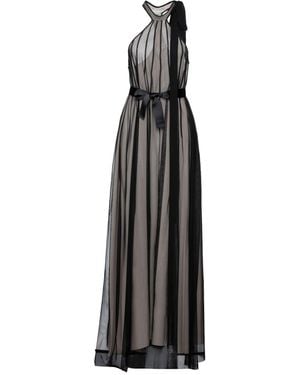 Anna Molinari Maxi-Kleid - Schwarz