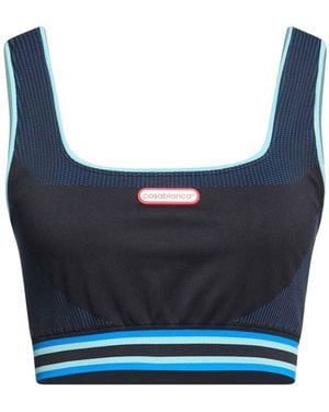 CASABLANCA Top Polyamide, Polyester, Elastane, Polypropylene - Blue