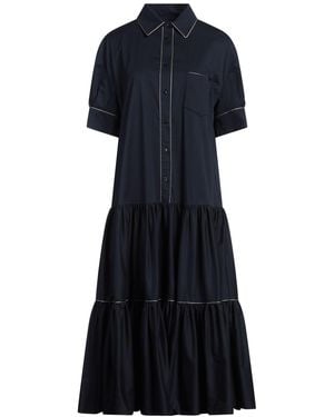 Agnona Midi Dress - Blue