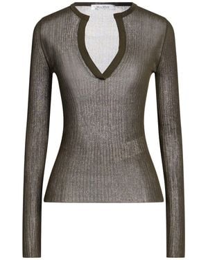 Max Mara Sfilata Dark Jumper Silk - Black
