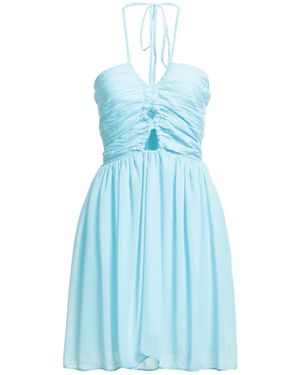 Suoli Mini Dress Polyester - Blue