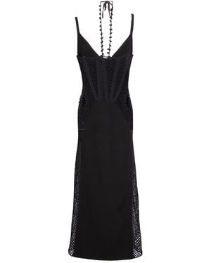 Dion Lee Midi-Kleid - Schwarz