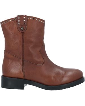 Testoni Ankle Boots Calfskin - Brown