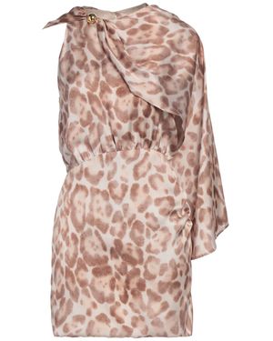 SIMONA CORSELLINI Camel Mini Dress Polyester - Pink