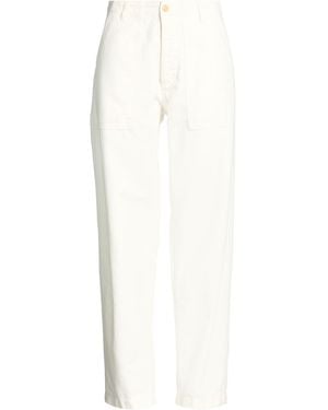 Fortela Pants Cotton, Wool - White