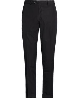 Barba Napoli Trousers Polyester, Viscose, Elastane - Black