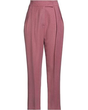 Beatrice B. Pants Virgin Wool, Polyester, Viscose, Elastane, Silk - Red