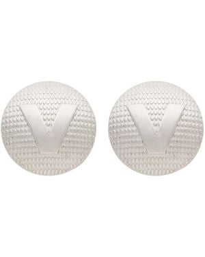 Vetements Earrings Brass - White