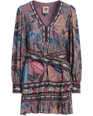 FARM Rio Mini Dress Viscose - Gray