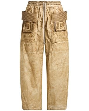 Rick Owens Sand Pants Cotton - Natural