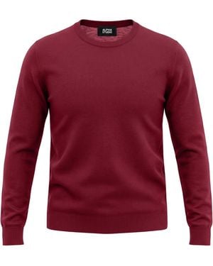 Alpha Studio Sweater Wool - Red