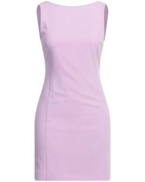 Patrizia Pepe Lilac Mini Dress Polyester, Elastane - Purple