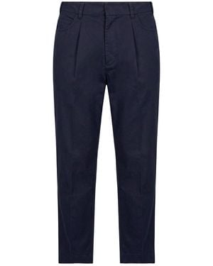Grifoni Midnight Pants Cotton, Elastane - Blue