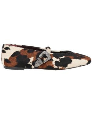 Elena Iachi Ballet Flats Leather - White
