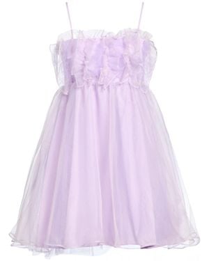 Twinset Mini Dress - Purple