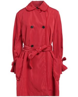 Emporio Armani Overcoat & Trench Coat - Red