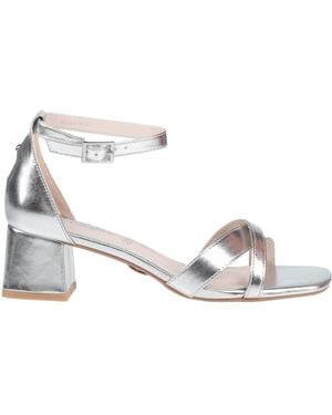 Buffalo Sandals Textile Fibers - White