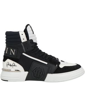 Philipp Plein Trainers Leather, Textile Fibres - Black