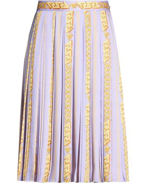 Versace Lilac Midi Skirt Polyester - Blue