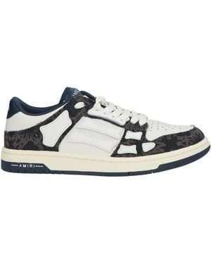 Amiri Trainers Leather, Textile Fibres - White