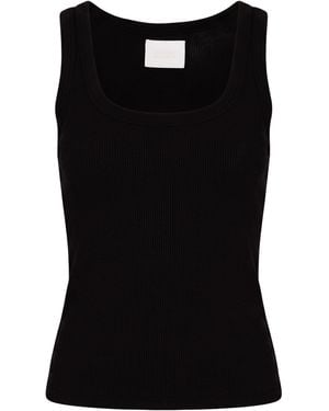Citizens of Humanity Tank Top Cotton, Lyocell, Elastane - Black