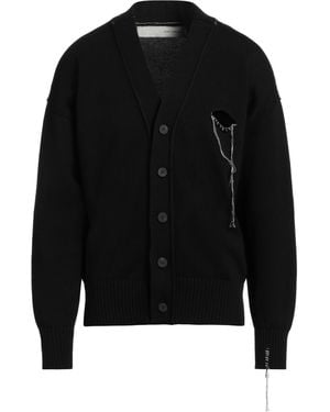 Isabel Benenato Cardigan Cotton - Black