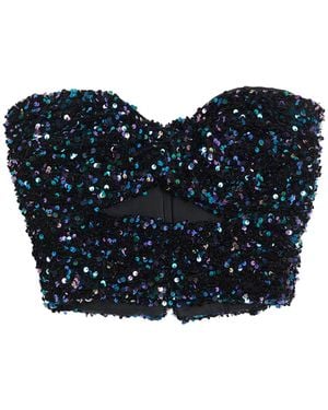 Amen Top Polyester, Elastane - Blue