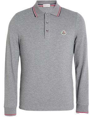 Moncler Polo Shirt Cotton - Gray