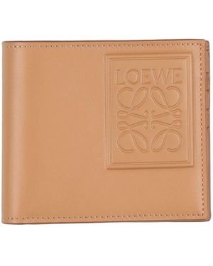 Loewe Camel Wallet Leather - Natural