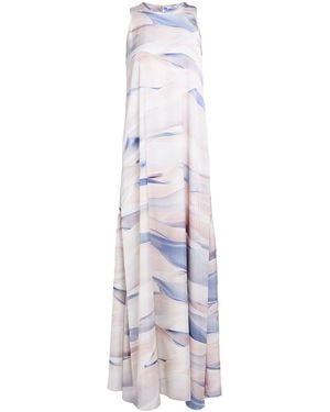 Peserico Maxi Dress Polyester - White
