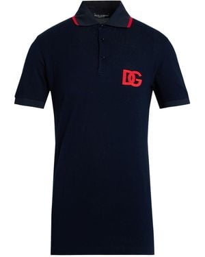 Dolce & Gabbana Polo Shirt Cotton, Viscose - Blue