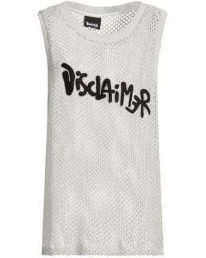 DISCLAIMER Tank Tops - White