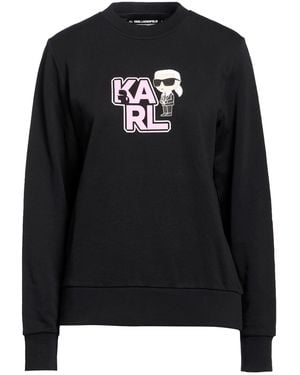 KARL LAGERFELD Sweatshirt Organic Cotton - Black