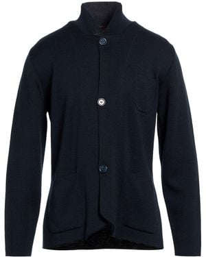 Officina 36 Cardigan Acrylic, Merino Wool - Blue