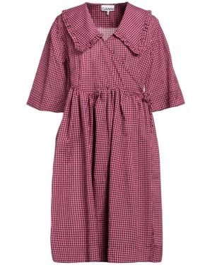 Ganni Midi Dress - Purple
