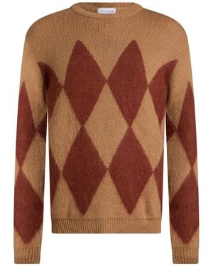 MARSĒM Camel Jumper Polyacrylic, Mohair Wool, Polyamide, Polyester - Brown