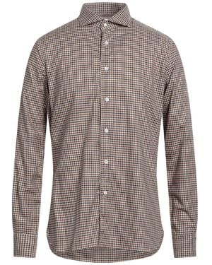 Agho Shirt Cotton - Brown