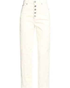 Dondup Pants Cotton, Lyocell, Elastane - White