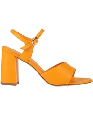 Bervicato Sandals Leather - Orange