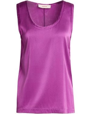 Jucca Top Silk, Elastane - Purple