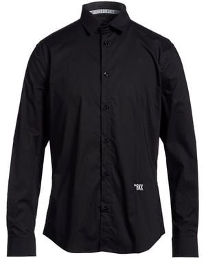 Bikkembergs Shirt Cotton, Elastic Fibres - Blue