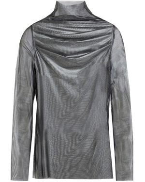 Motel Top Polyester, Elastic Fibers - Gray
