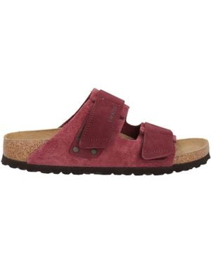 Birkenstock Sandals Leather - Red