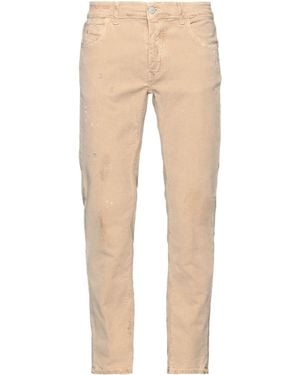 PMDS PREMIUM MOOD DENIM SUPERIOR Trousers Cotton, Elastane - Natural