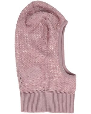 Rick Owens Antique Rose Hat Virgin Wool - Pink