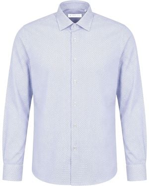 Manuel Ritz Shirt Cotton - Blue