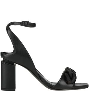 Vic Matié Sandals Leather - Black
