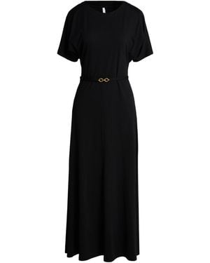 Imperial Maxi Dress Viscose, Polyamide, Elastane - Black